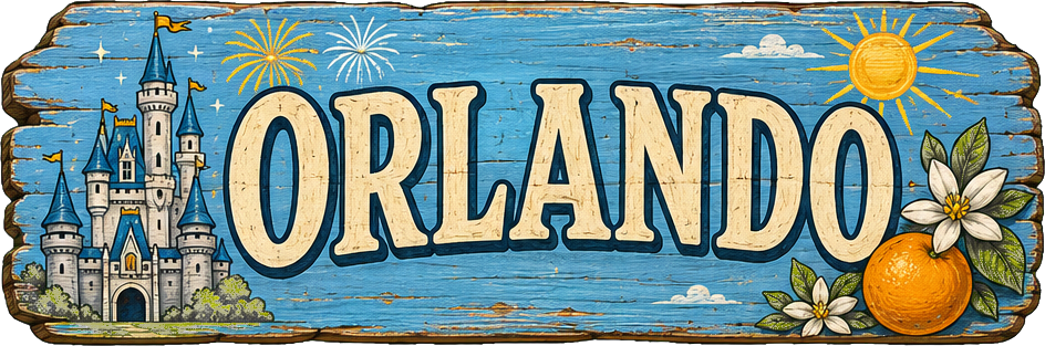 Orlando place sign artwork