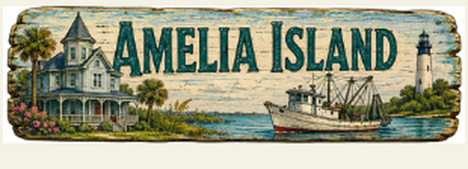 Amelia Island destination sign