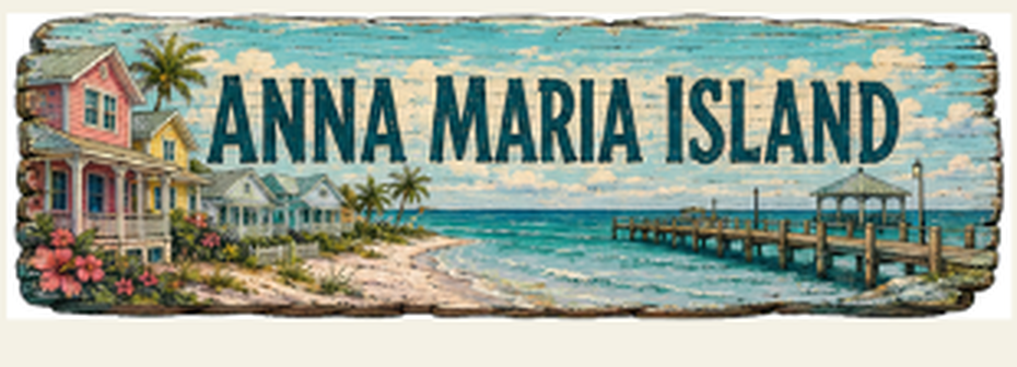 Anna Maria Island destination sign
